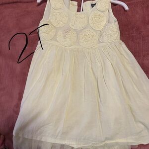 Charming Pastel Yellow Kids Dress